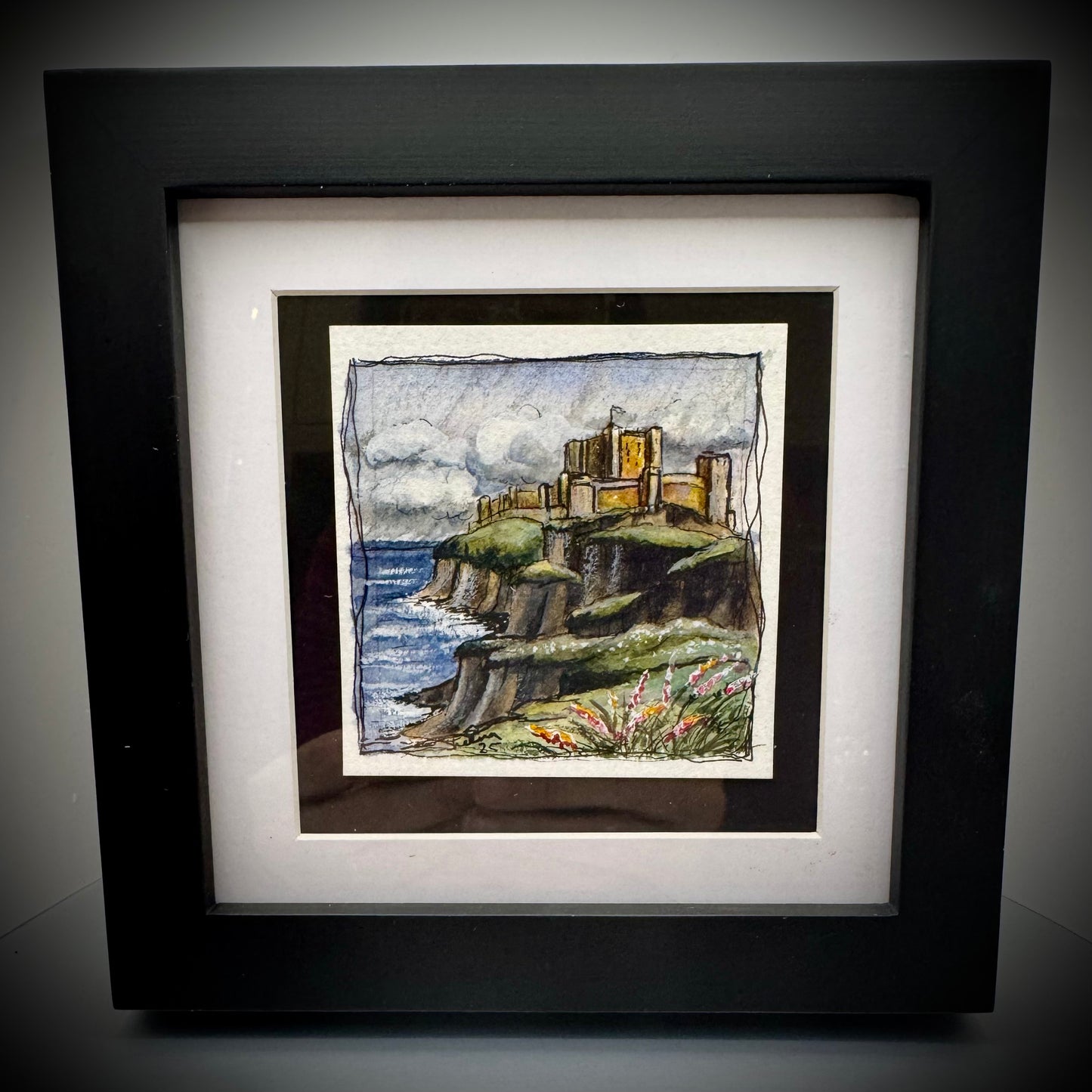 Hand-Painted Mini Originals by Sheena - Castle on the Coast