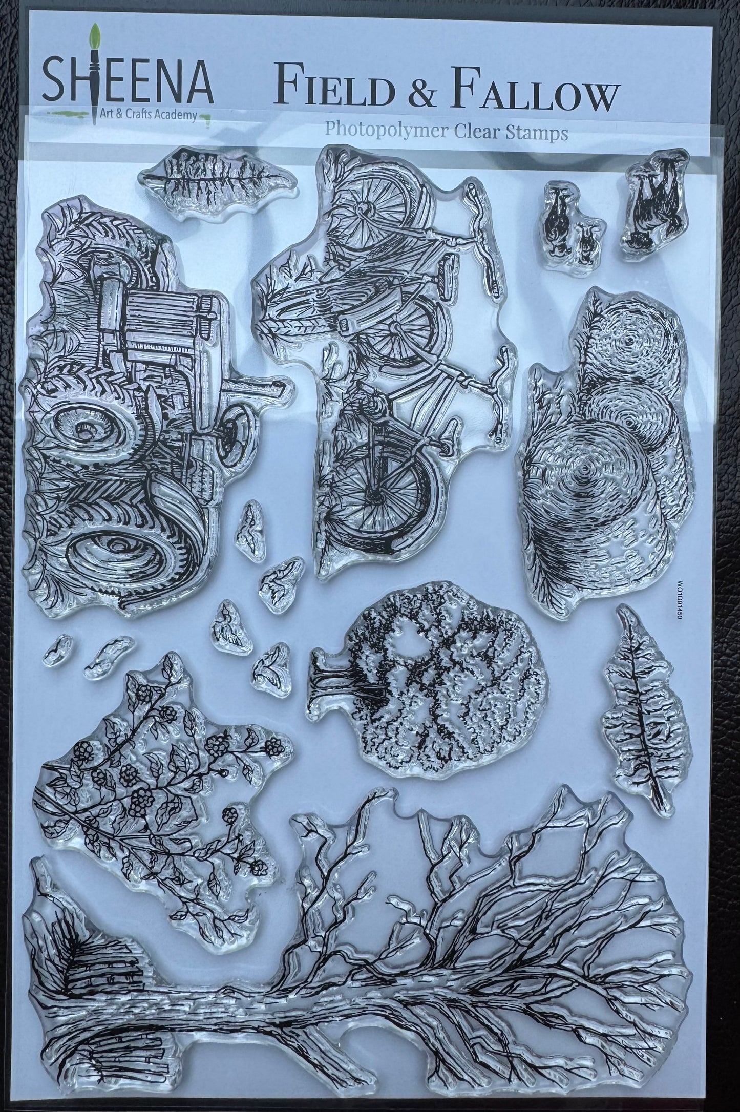 Advance Delivery! Create-A-Scene set of 2 A5 stamp sets with bonus aperture download: Field and Farrow & Trees and Meadows