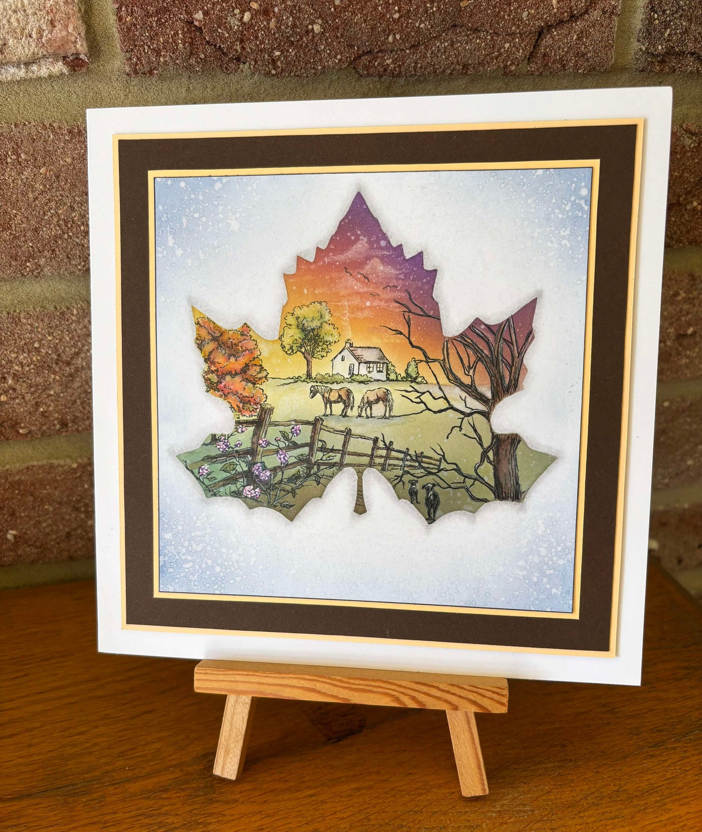 Advance Delivery! Create-A-Scene set of 2 A5 stamp sets with bonus aperture download: Field and Farrow & Trees and Meadows