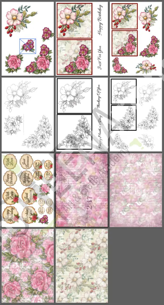 Floral Britannia Digital Bumper Collection