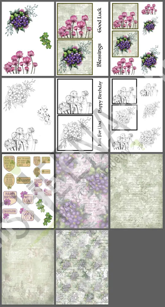 Floral Britannia Digital Bumper Collection