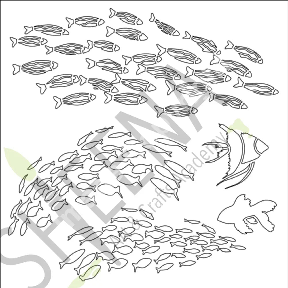 Oceans of Colour: The Complete Bumper Digital Undersea Craft Collection