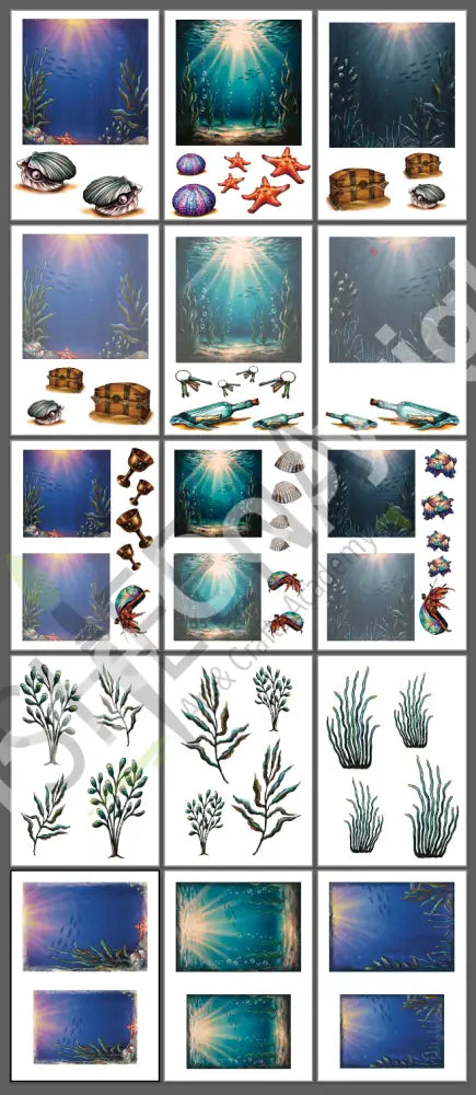 Oceans of Colour: The Complete Bumper Digital Undersea Craft Collection