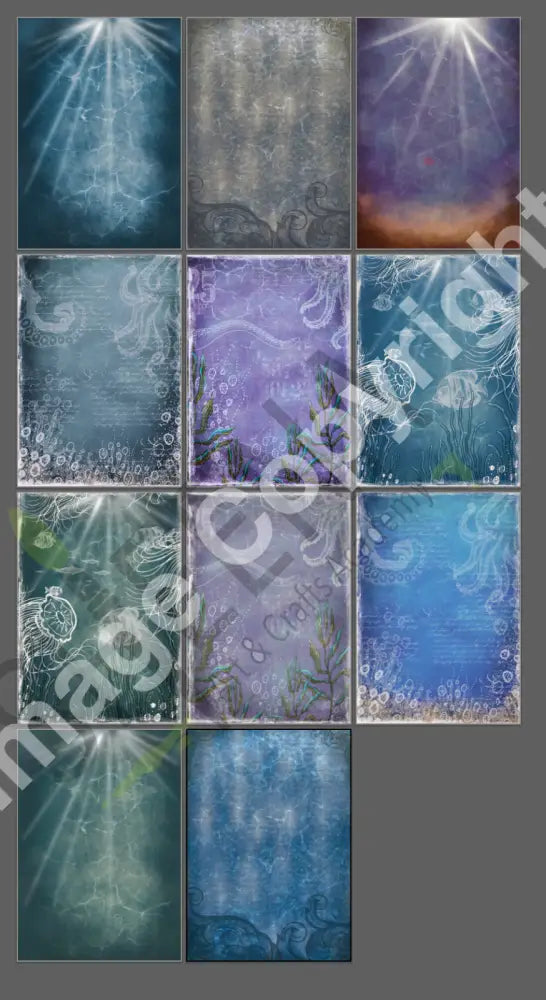Oceans of Colour: The Complete Bumper Digital Undersea Craft Collection