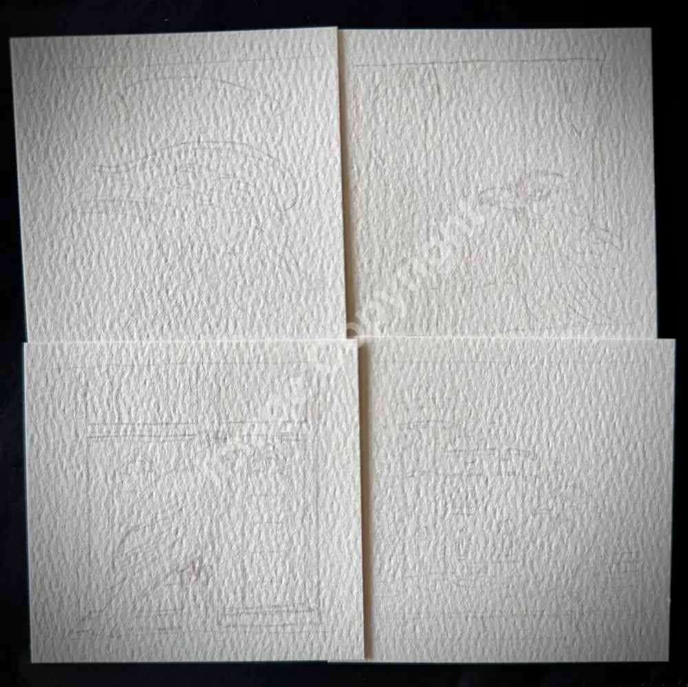 Raven Printed Mini Blueprints