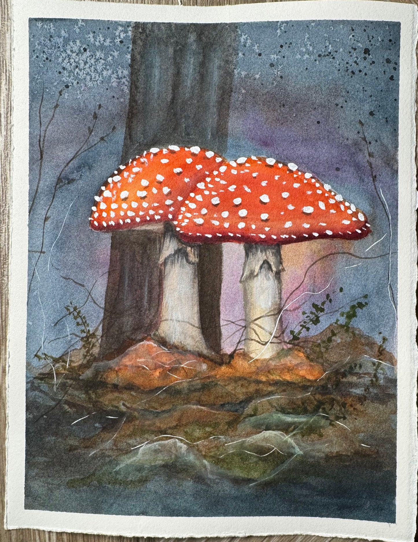 Create Along with Sheena – Paint Along: Toadstools in Watercolour
