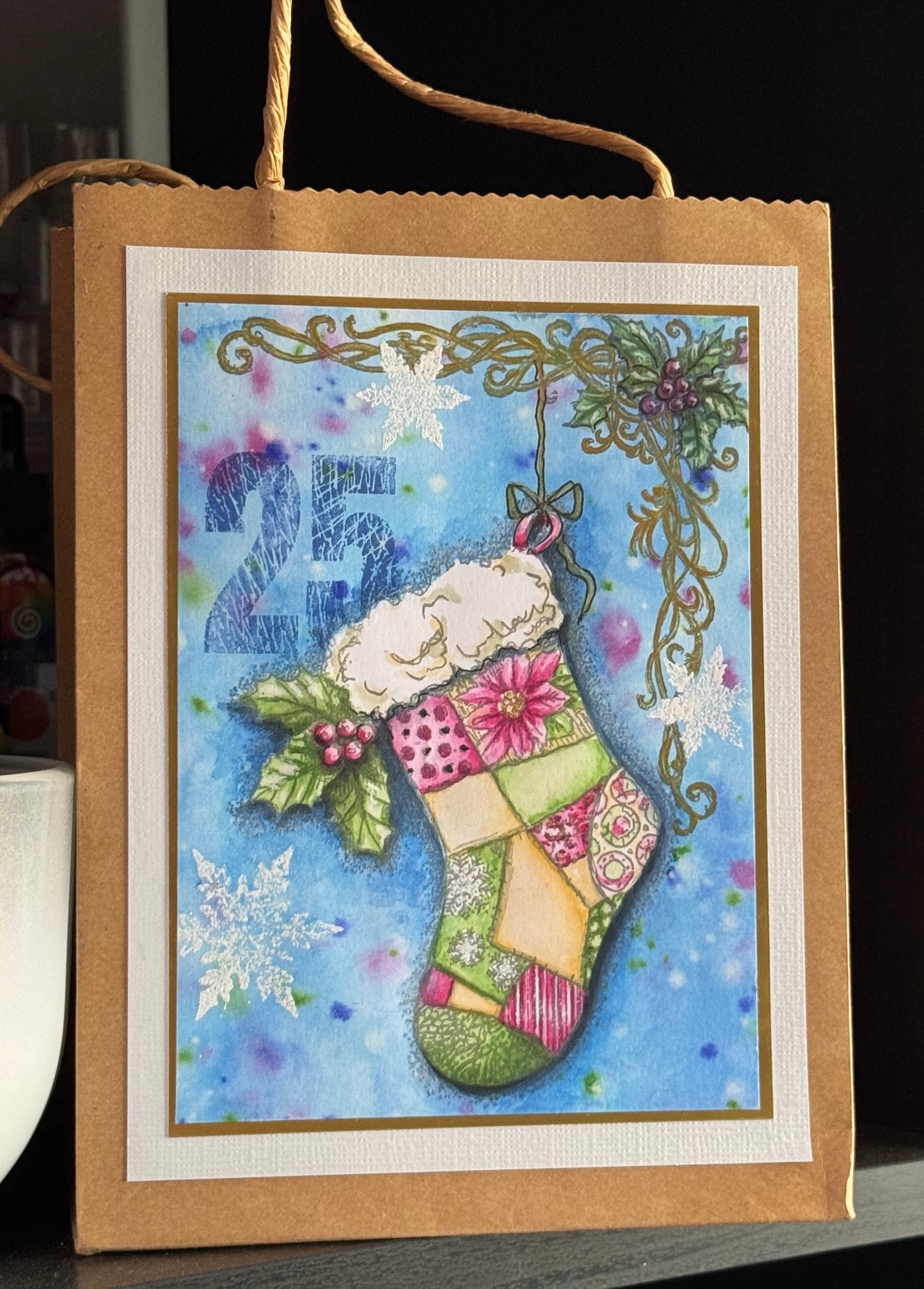 Yuletide Felicitations - A4 Photopolymer Stamp Set by Sheena