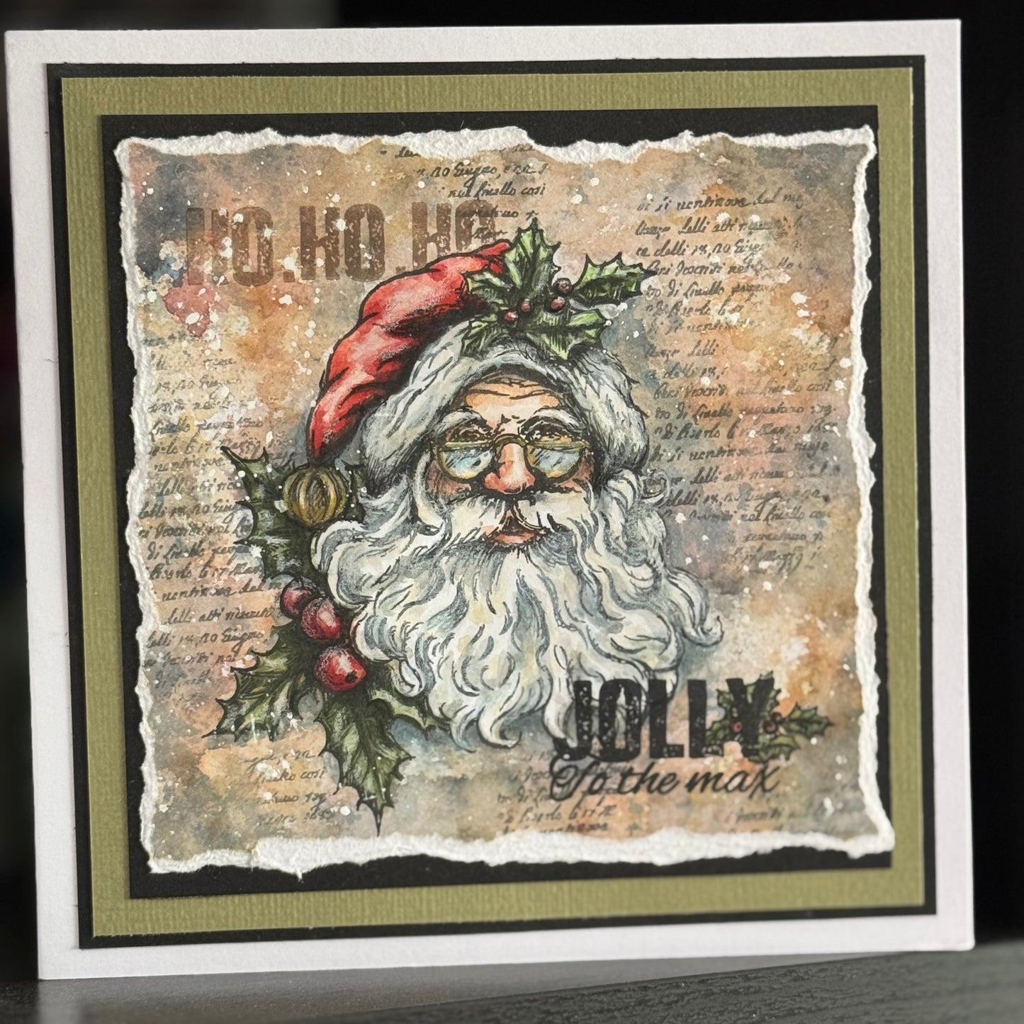 Yuletide Felicitations - A4 Photopolymer Stamp Set by Sheena