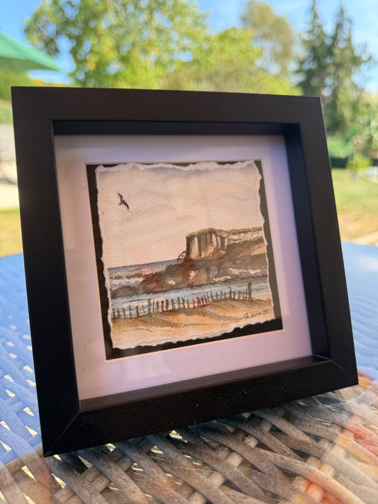Hand-Painted Mini Originals by Sheena - South Shields Coastline