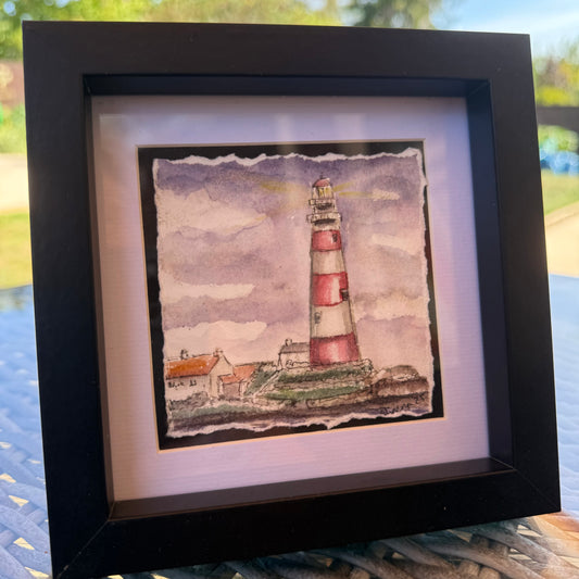 Hand-Painted Mini Originals by Sheena - Lighthouse