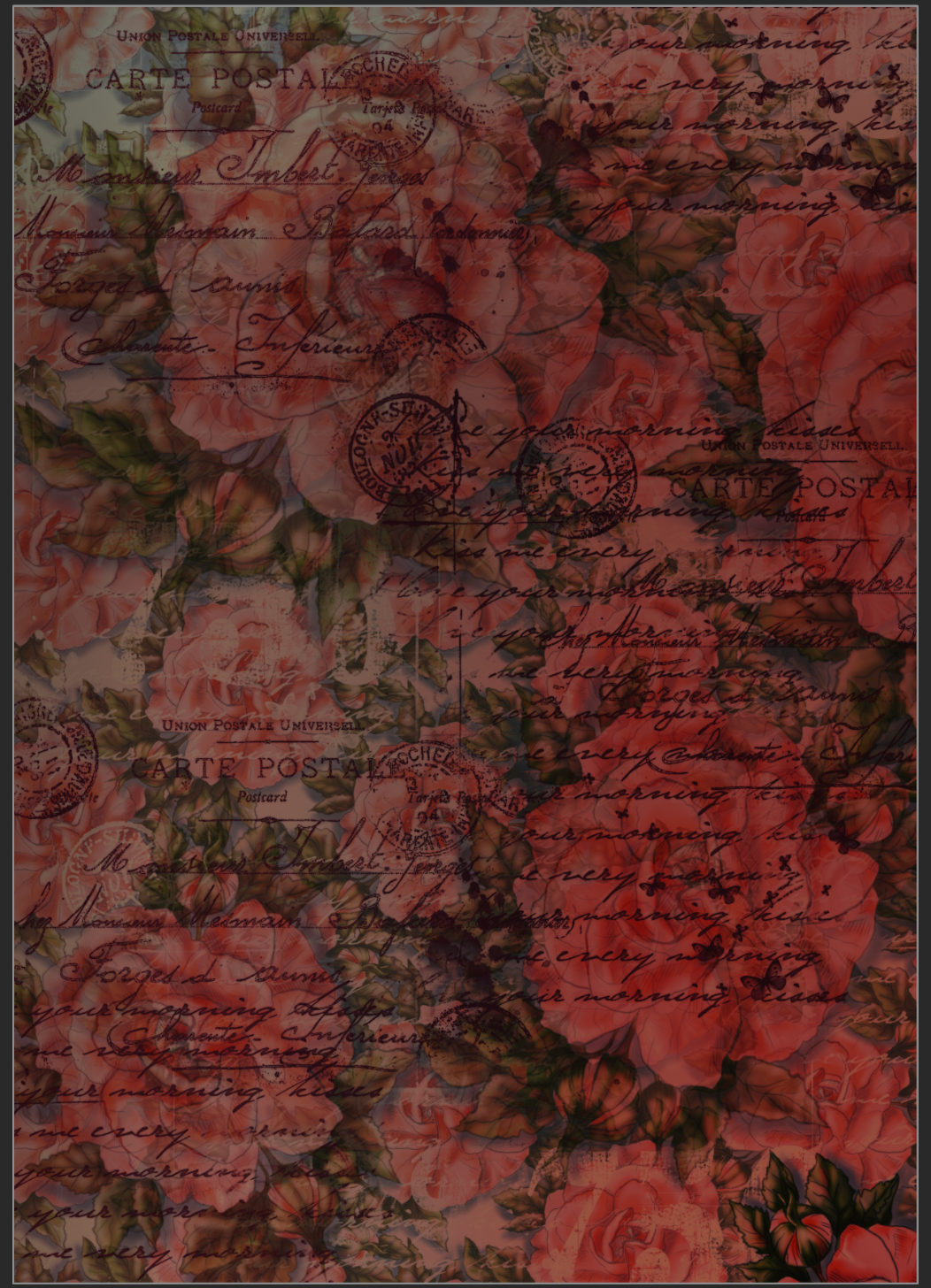 Dark Luxe Bold Britannia Florals Papers Digital Download - 24 a4 full colour sheets