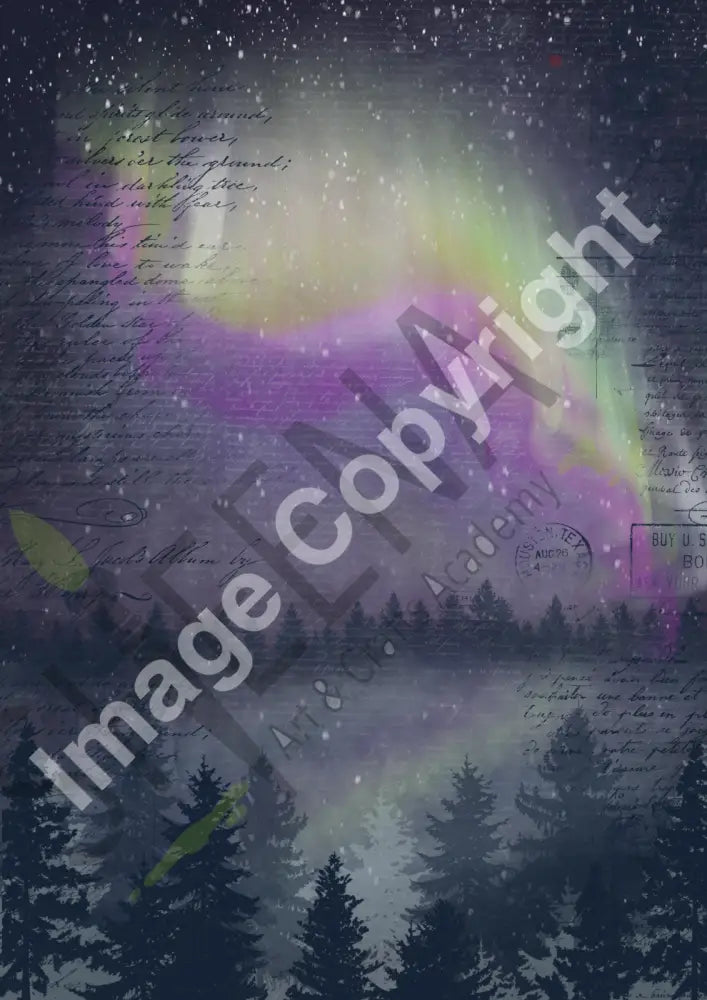 Bella Luna Backing Papers – Enchanted Moonlight Collection (12 Designs)