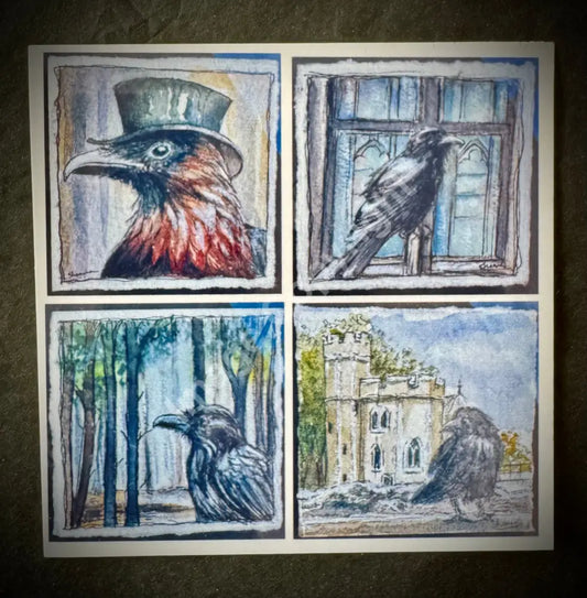 Raven Printed Mini Blueprints